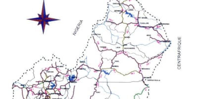 地図の道カメルーン